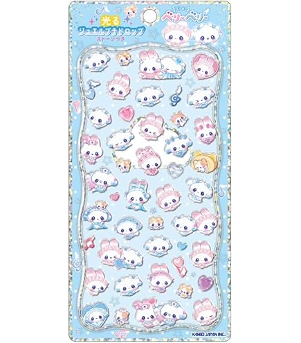 Amazon.co.jp: Camio Japan Sticker Jewel Petit Drop Sticker Happy